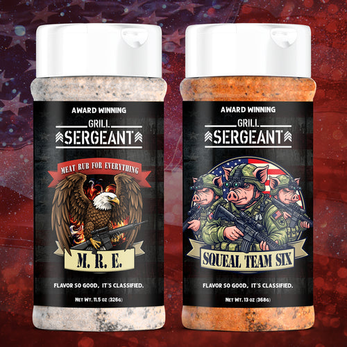 “The Full Arsenal” (M.R.E. + Squeal Team Six)